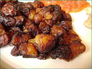 Aloco: brown mushy stew