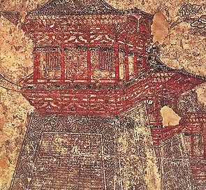 painting of a walled city - Chang'an