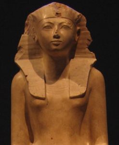 Egyptian New Kingdom pharaoh - stone statue of a woman - Hatshepsut