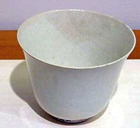 A plain white cup from the T'ang Dynasty