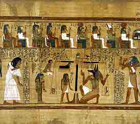 Thoth and the weighing of souls (New Kingdom, British Museum)
