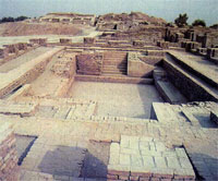 Bath building at Mohenjo-Daro, 2500 BC