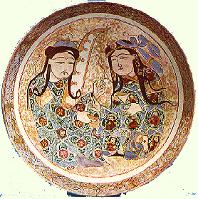 A plate from the Fatimid period (1000s AD), Egypt