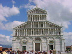 Façade of Pisa's Duomo
