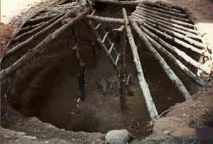 Anasazi (Pueblo) pit house