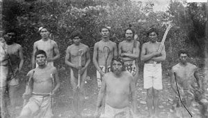 Cherokee lacrosse players from 1888