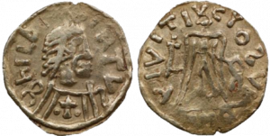 Who were the Franks? Merovingian history - France A coin of Childebert II, Brunhilde's son