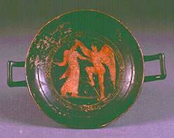 Etruscan red figure from about 410 BC