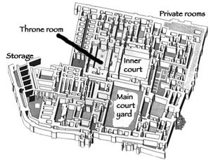 Sumerian architecture - Mesopotamia King's palace (Mari, ca. 1800 BC)- Sumerian architecture