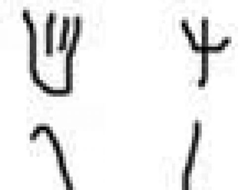 Where did alphabet letters come from?